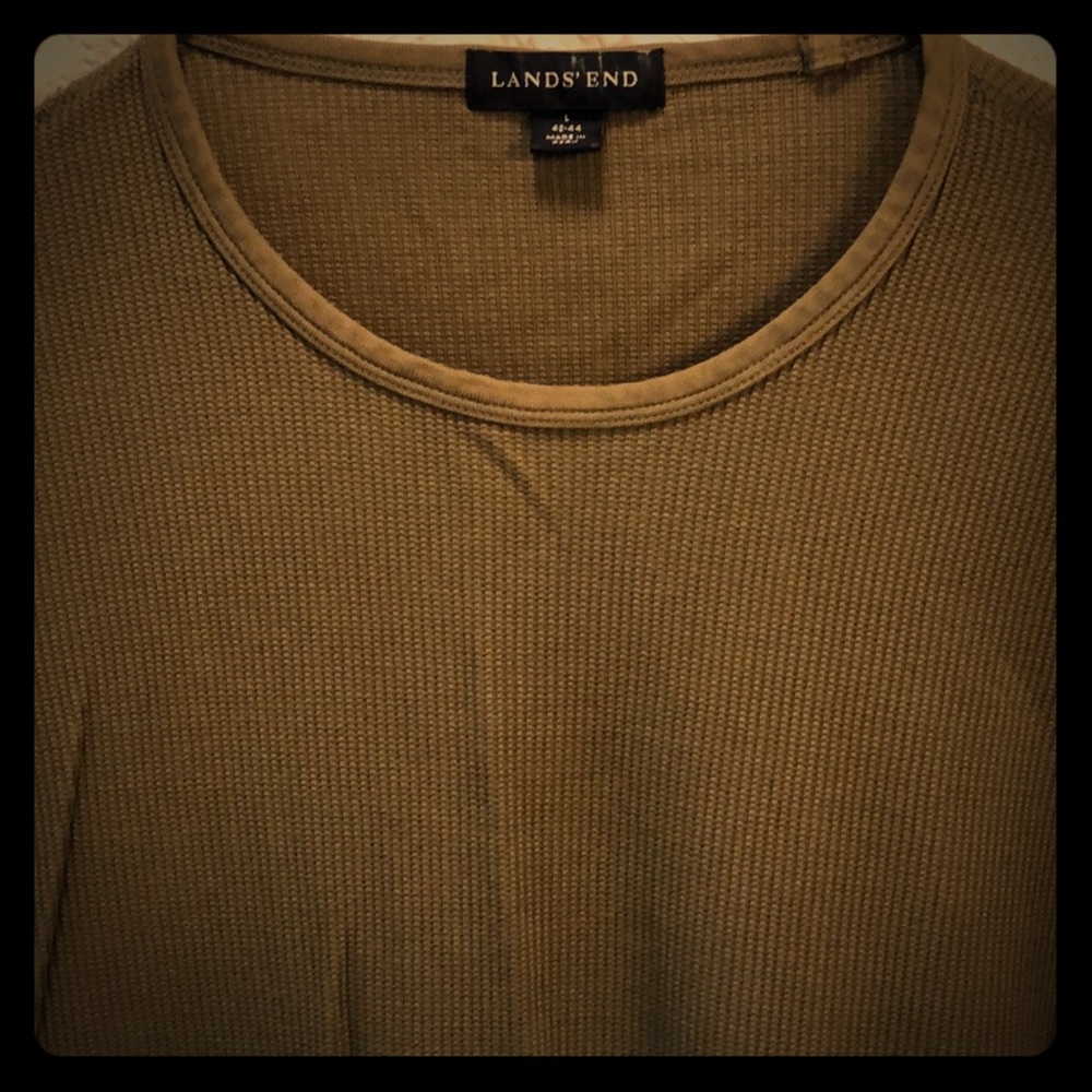 Men’s Lands’ End Thermal Long Sleeve Tee